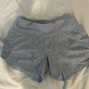 Speed up shorts 4” size 2, Lululemon